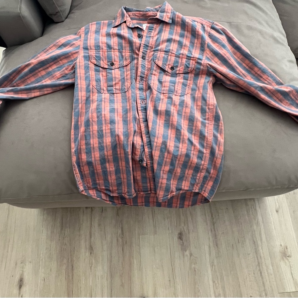 Filson Red and Blue Plaid Shirt